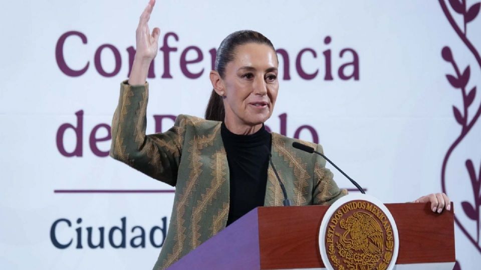 Claudia Sheinbaum ofreció su tradicional conferencia mañanera del pueblo.
