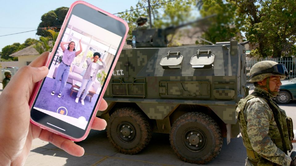 Cárteles mexicanos en TikTok.