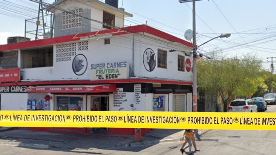 La zona del ataque fue acordonada por los policías municipales.