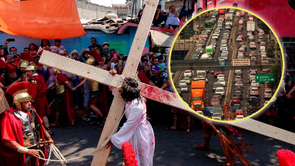 Cómo moverse por Iztapalapa durante el Viacrucis: evita el caos vial.