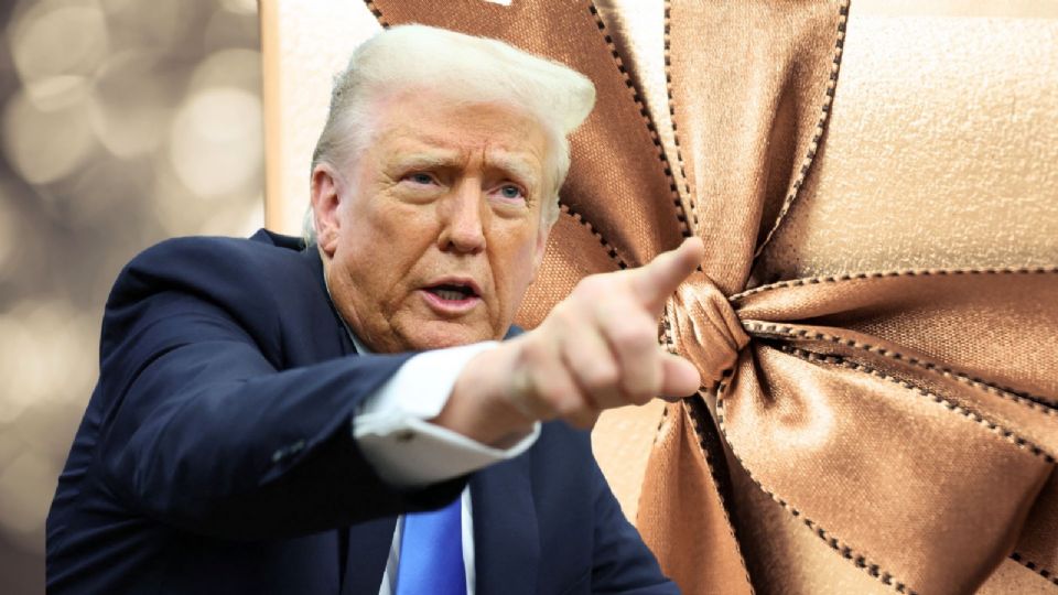¿Qué le regalaron a Trump?