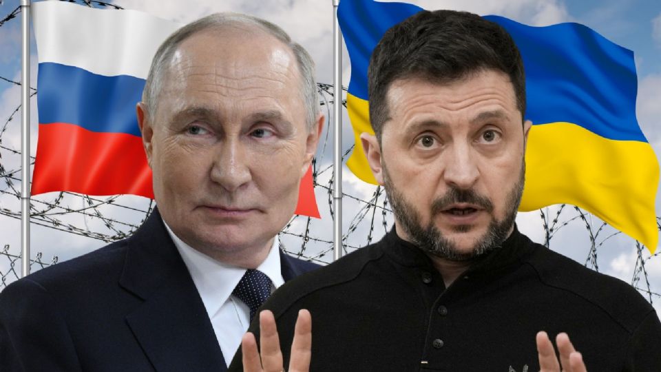 Ucranianos liberados ondean banderas tras su regreso, como parte del intercambio de prisioneros con Rusia durante la tregua por la Pascua Ortodoxa.