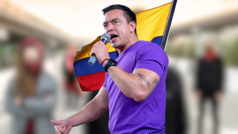 El presidente Daniel Noboa enfrenta amenazas de grupos criminales tras su reelección, asegura.