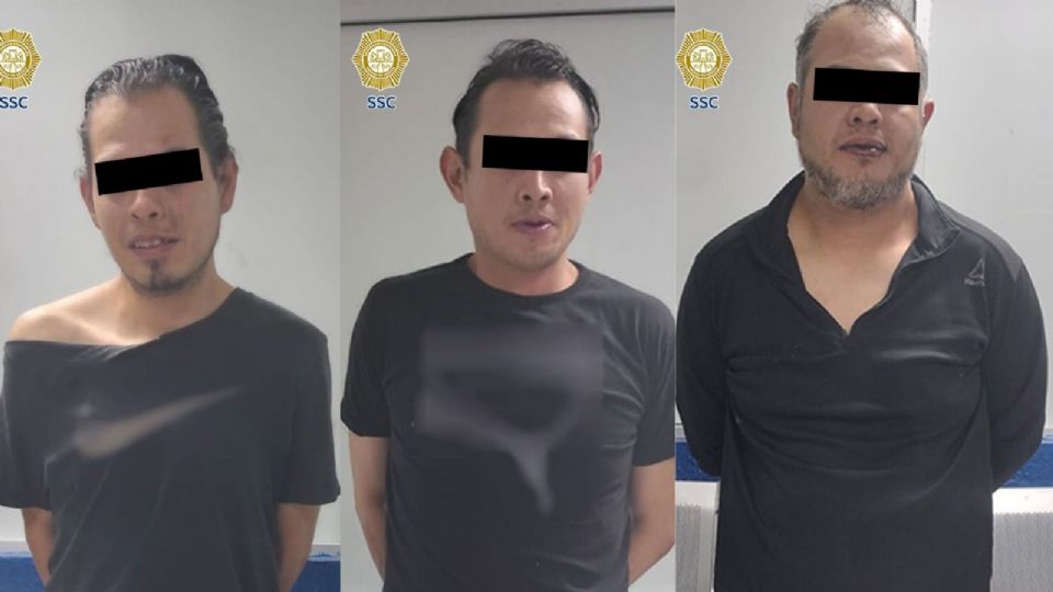 Los hombres de 32, 24 y 39 años de edad, fueron trasladaron ante el agente del Ministerio Público.