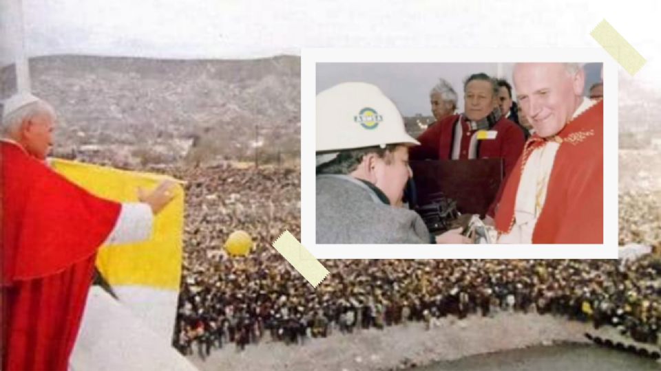 El Papa Juan Pablo II centró su mensaje en favor de los trabajadores y migrantes del norte del país.