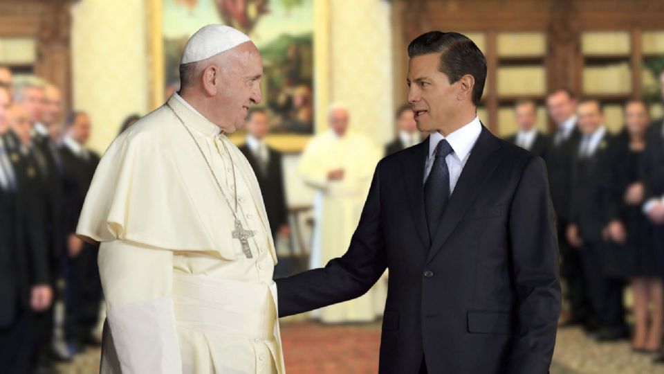 Enrique Peña Nieto recibió al papa Francisco en su visita a México.