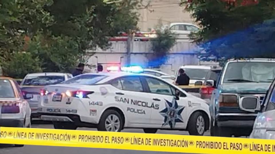 La policía de San Nicolás acordonó la zona del ataque.