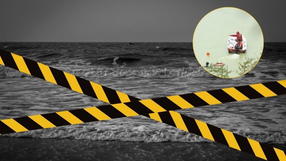 Hombre intentó salvar a su pareja y muere ahogado en playa de Cancún; así encontraron sus restos