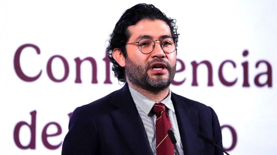 Marath Baruch Bolaños, secretario del Trabajo y Previsión Social (STPS), informó sobre el crecimiento y recuperación del empleo durante Mañanera del Pueblo”.