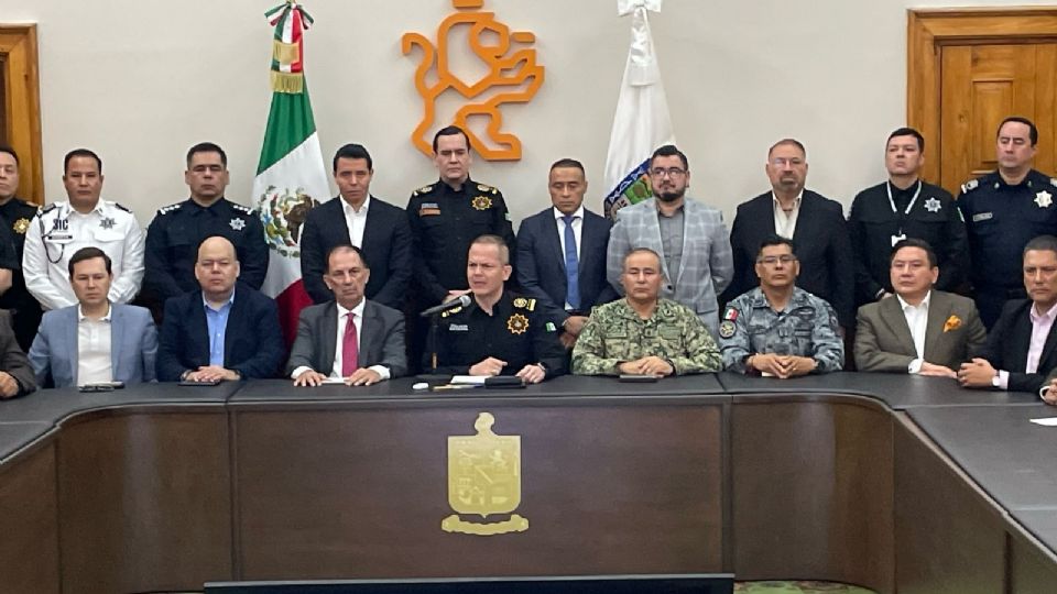 El titular de Fuerza Civil encabezó la Mesa de Seguridad de esta semana.