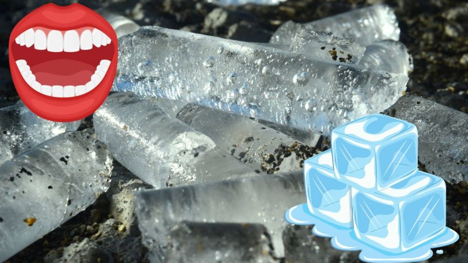 ¿Qué tan dañino es para los dientes masticar el hielo?