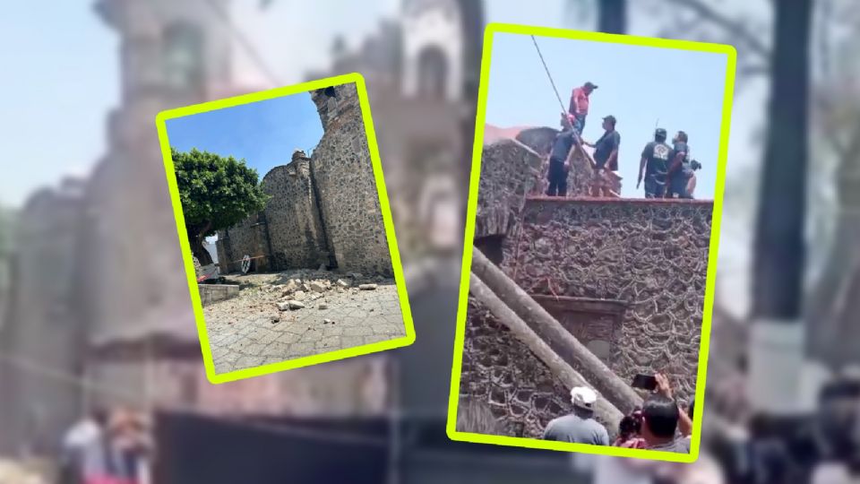 Explosión de pirotecnia en iglesia de San Pedro Mártir dejó 3 heridos y daños estructurales.