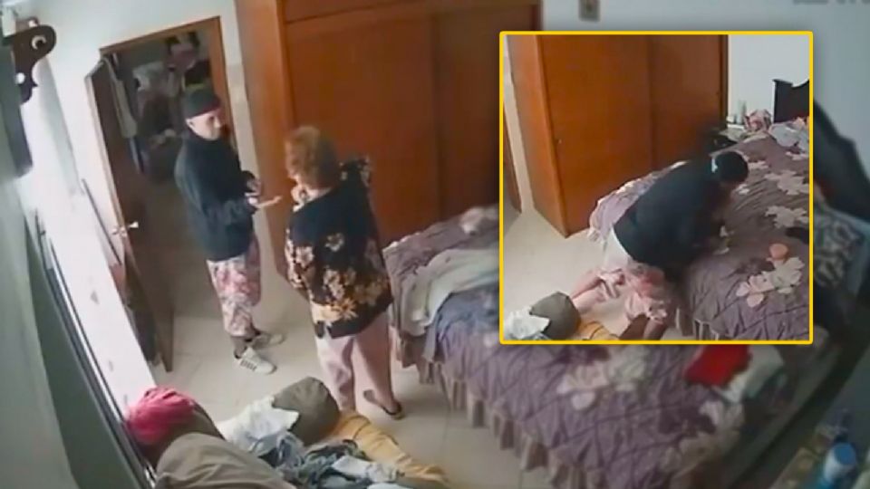 La abuelita relató a los elementos policiales que había solicitado ayuda a un hombre que se encontraba afuera de su casa, para mover a su hijo con discapacidad mental.