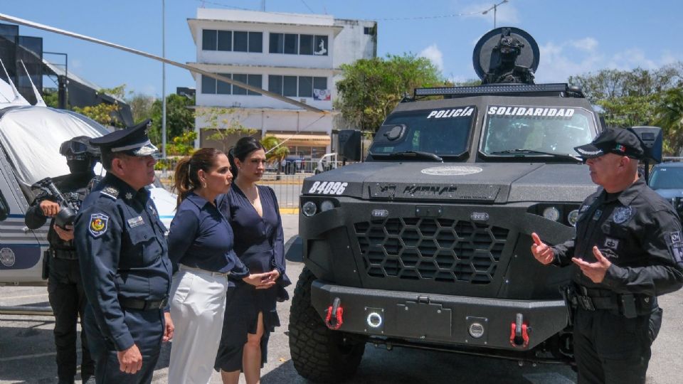 Destaca la presidenta municipal Estefanía Mercado una inversión histórica de mil 200 millones de pesos para seguridad pública.
