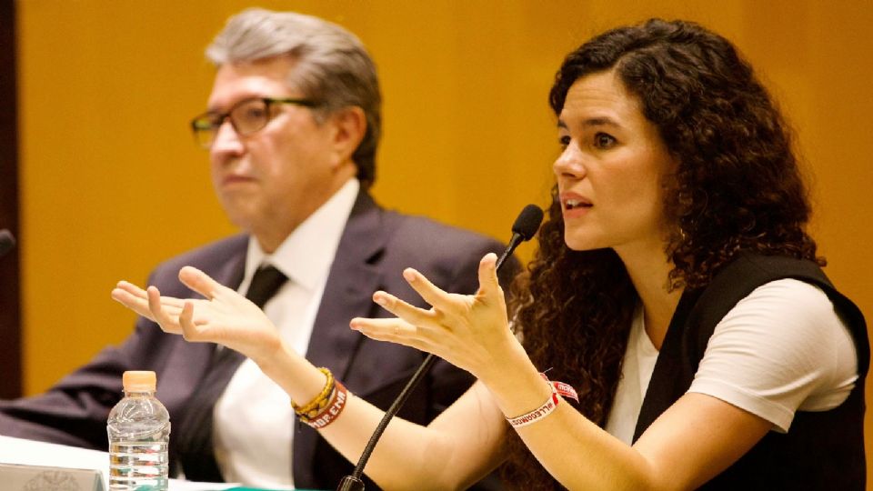 Luisa María Alcalde, dirigente nacional de Morena.