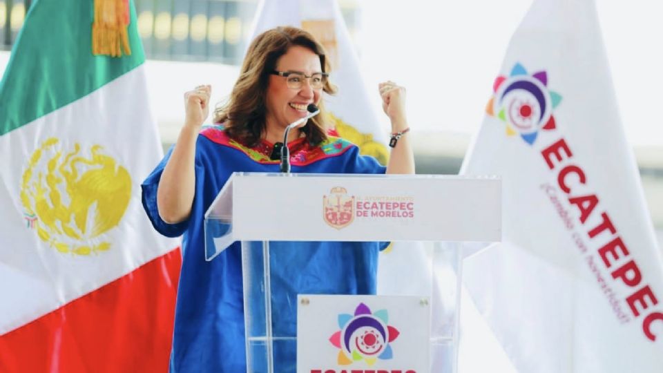 Azucena Cisneros, presidenta municipal de Ecatepec, Estado de México, habló de sus primeros 100 días de gobierno.