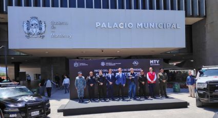 Inicia operativo de seguridad en Monterrey por Semana Santa 2025 con 500 elementos