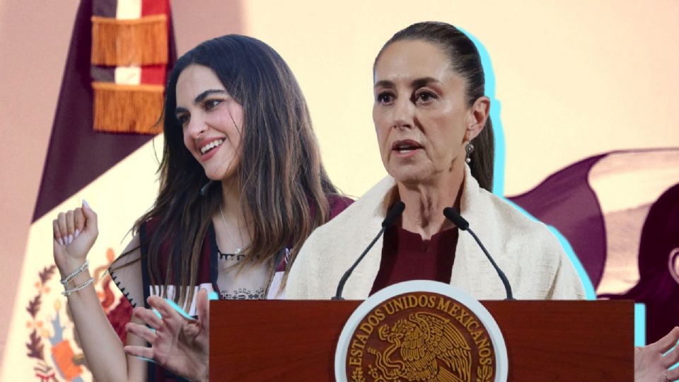 Claudia Sheinbaum y Andrea Chávez.
