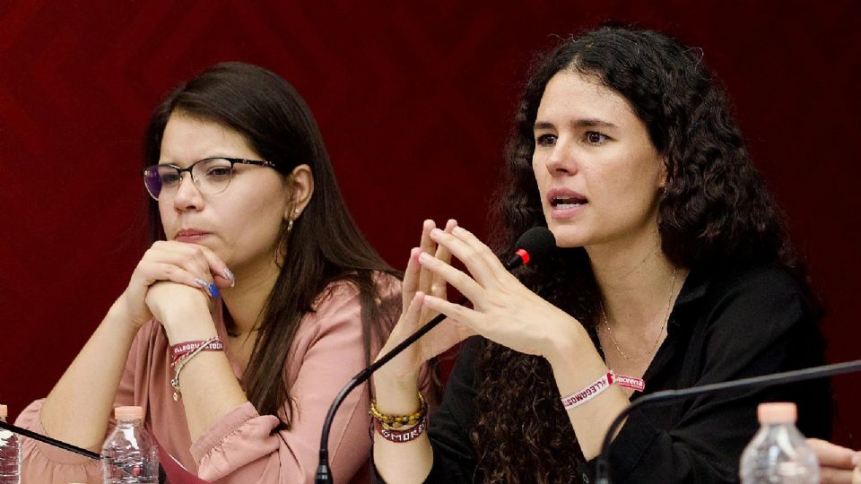 Luisa María Alcalde, presidenta nacional de Morena.