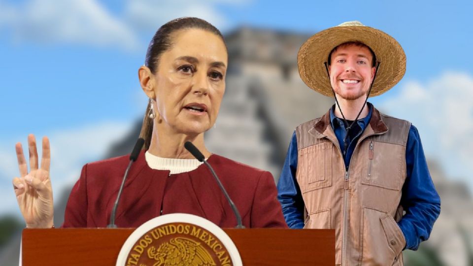 Mr. Beast fue parte de la conversación en la conferencia mañanera de Claudia Sheinbaum.
