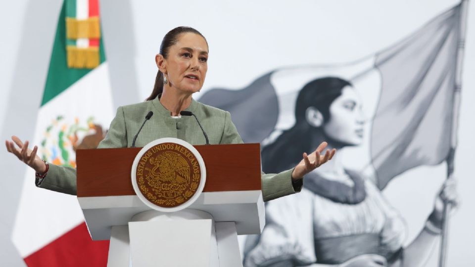 La presidenta de México, Claudia Sheinbaum, dijo que el objetivo es aumentar el número de productos hechos en México.