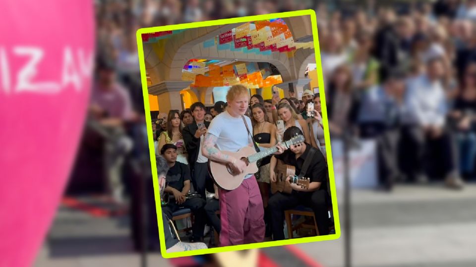 En sus redes, Ed Sheeran dijo que estaba feliz de regresar a México.