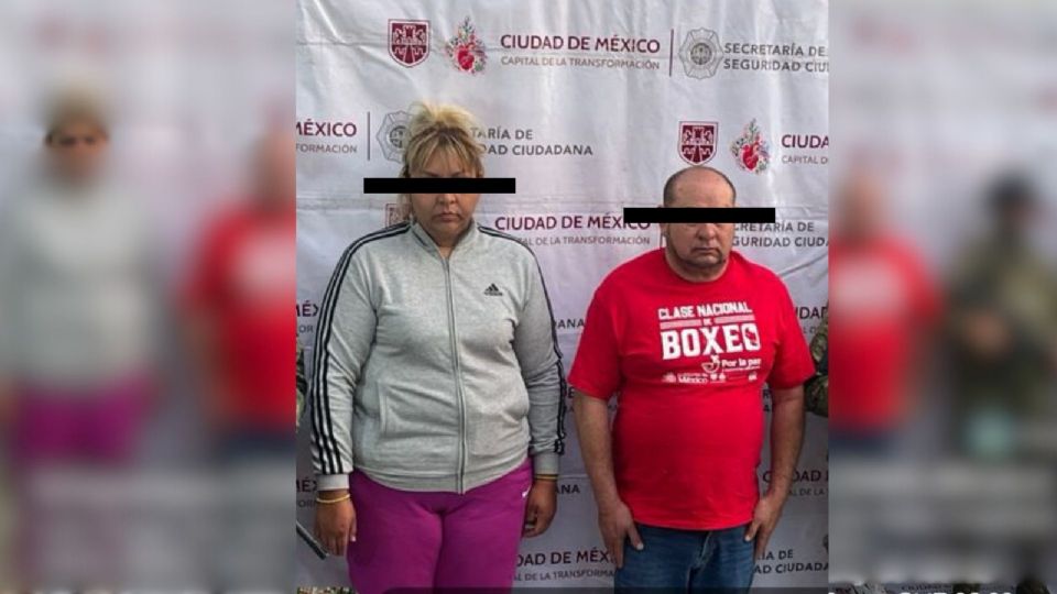 Las fuerzas de seguridad federal y local detuvieron a Rosario Aremi G.O. de 33 años y al posible cabecilla del grupo criminal, Israel G.A. de 54 años.