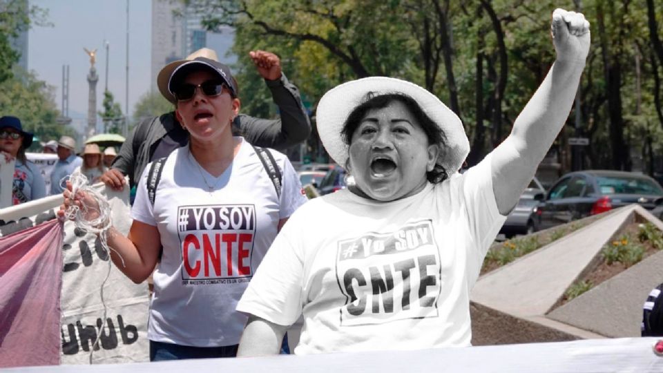 Manifestación del CNTE.