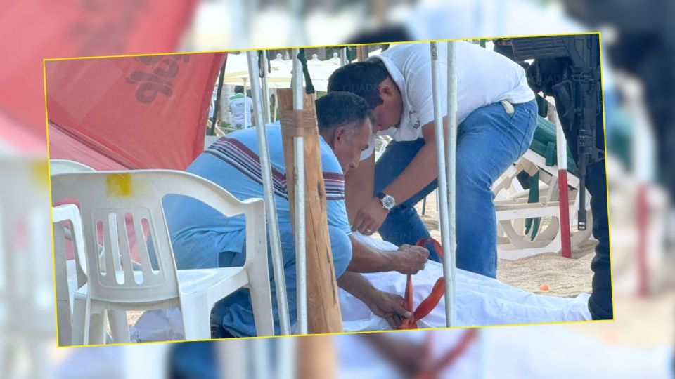 Elementos salvavidas de la Promotora de Playas actuaron de inmediato y lograron sacar del mar a todos los implicados.