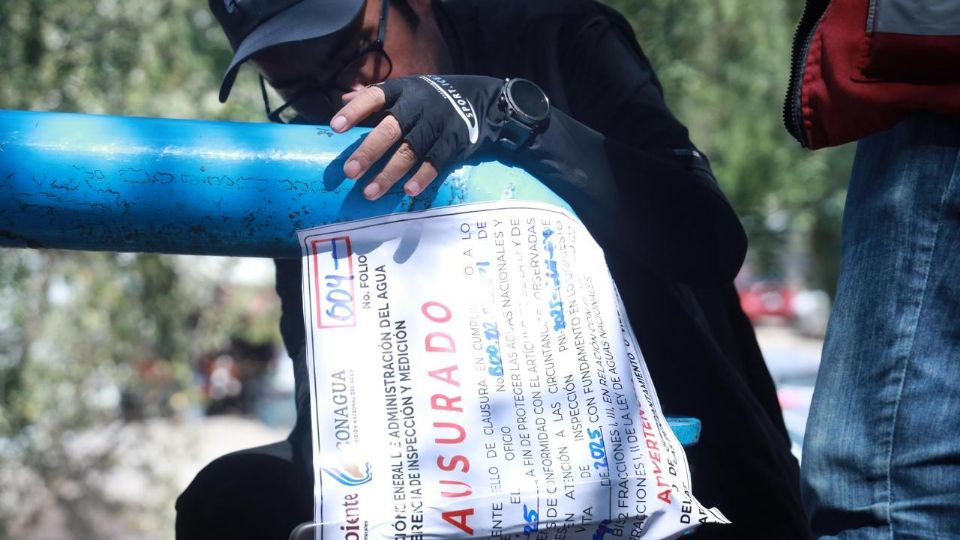 Se documentó que en el lugar se identificó en flagrancia la extracción de aguas subterráneas del acuífero Cuautitlán-Pachuca.