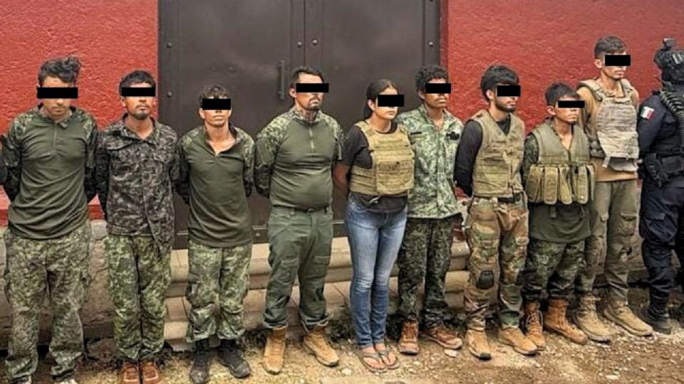 Las personas fuertemente armadas están vinculadas a delitos como extorsión, homicidio y privación ilegal de la libertad en la zona.