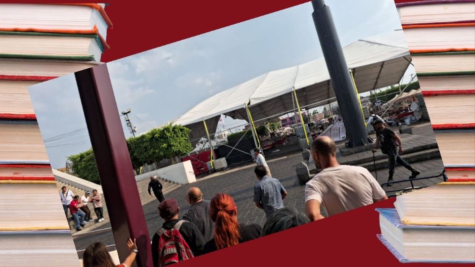 La estructura cayó de manera repentina provocando momentos de tensión en el área.