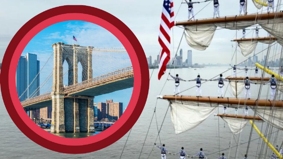 El Buque Escuela Cuauhtémoc, símbolo de la Marina Mexicana, sufrió daños tras chocar con el Puente de Brooklyn.