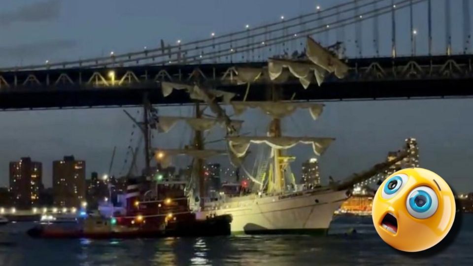 El Buque Escuela Cuauhtémoc se estrelló contra el puente de Brooklin debido a esta razón.