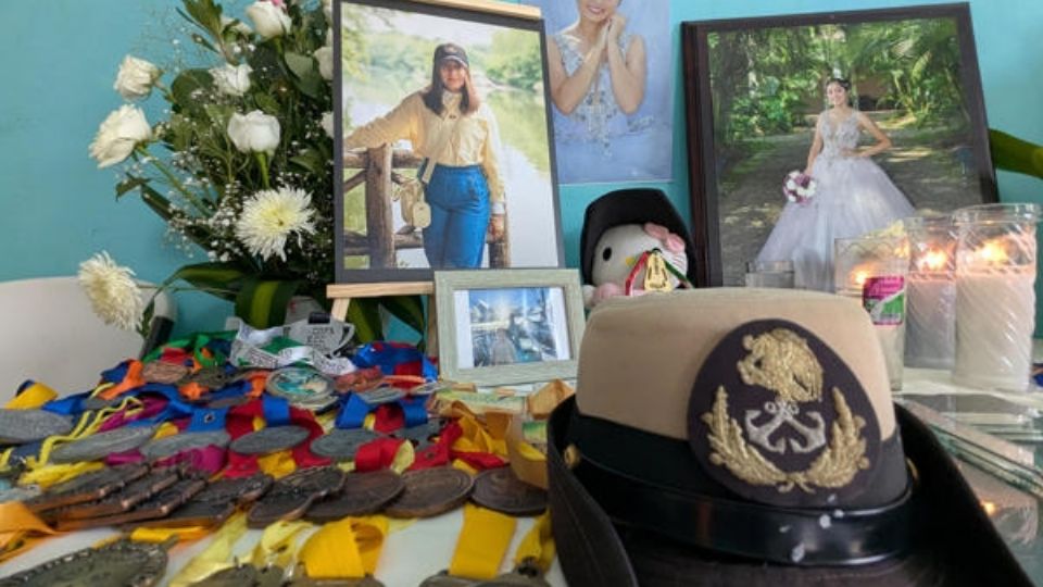 En casa de América Yamileth ya está todo preparado para recibir su cuerpo y darle un humenaje a la cadete de la Escuela Naval Militar..