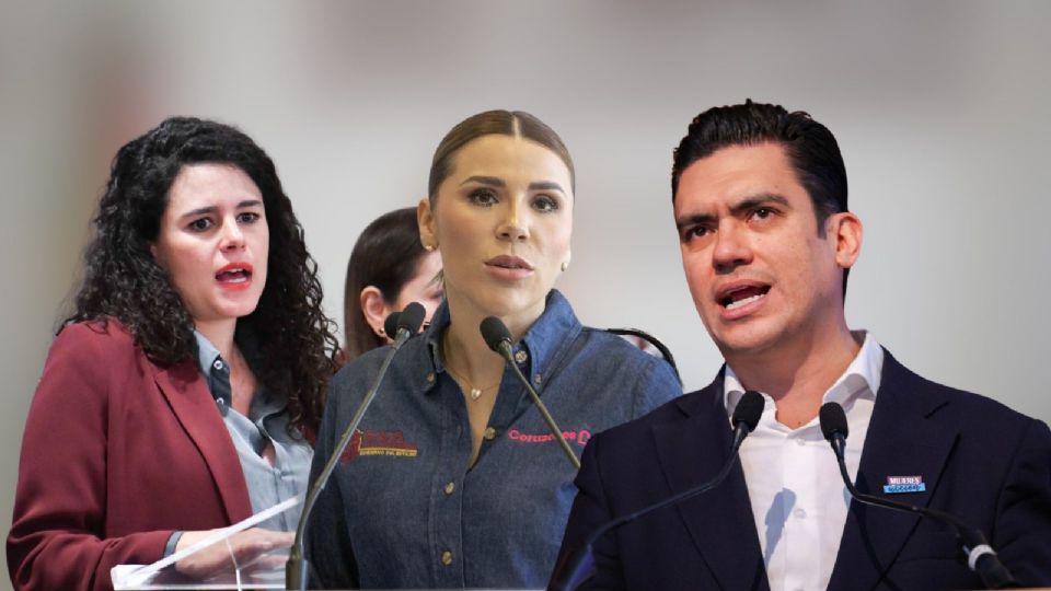 Jorge Romero y Luisa Alcalde intercambiaron palabras sobre Marina del Pilar.