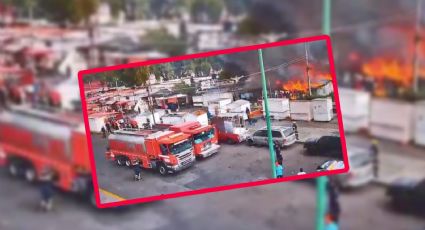 VIDEOS | Sofocan incendio en Lindavista; fuego arrasa con varias viviendas precarias
