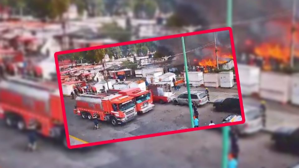 Las llamas afectaron viviendas del campamento Colector 13 y locales comerciales.