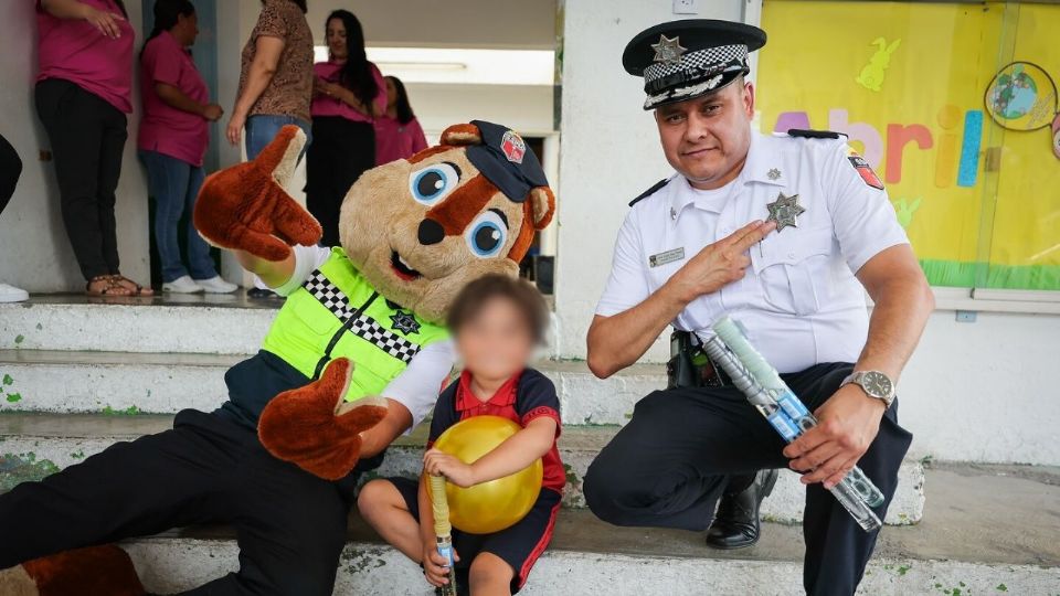 Niñas y niños participaron como policías por un día en San Pedro y resolvieron una misión especial en equipo.
