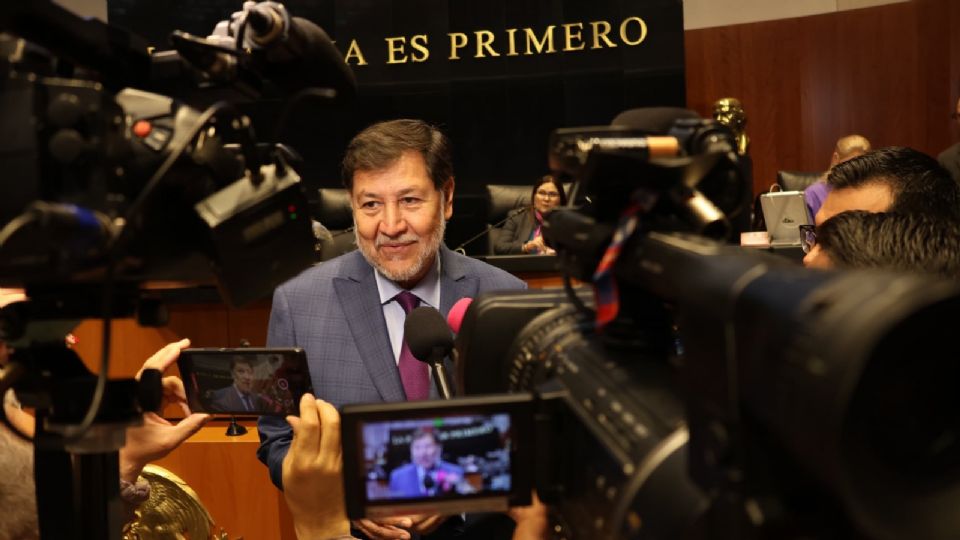 Gerardo Fernández Noroña, presidente del Senado.