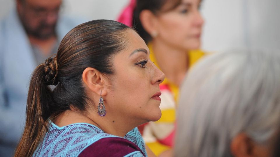 Xóchitl Bravo, coordinadora de Morena en el Congreso de la Ciudad de México.