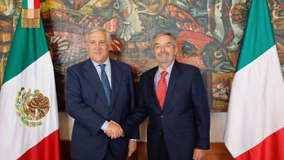 El canciller recibió al ministro en la SRE.