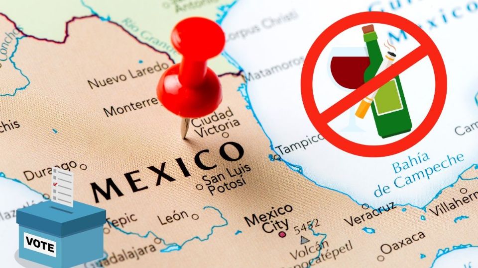 ¿Qué estados aplicarán ley seca por la elección judicial 2025?