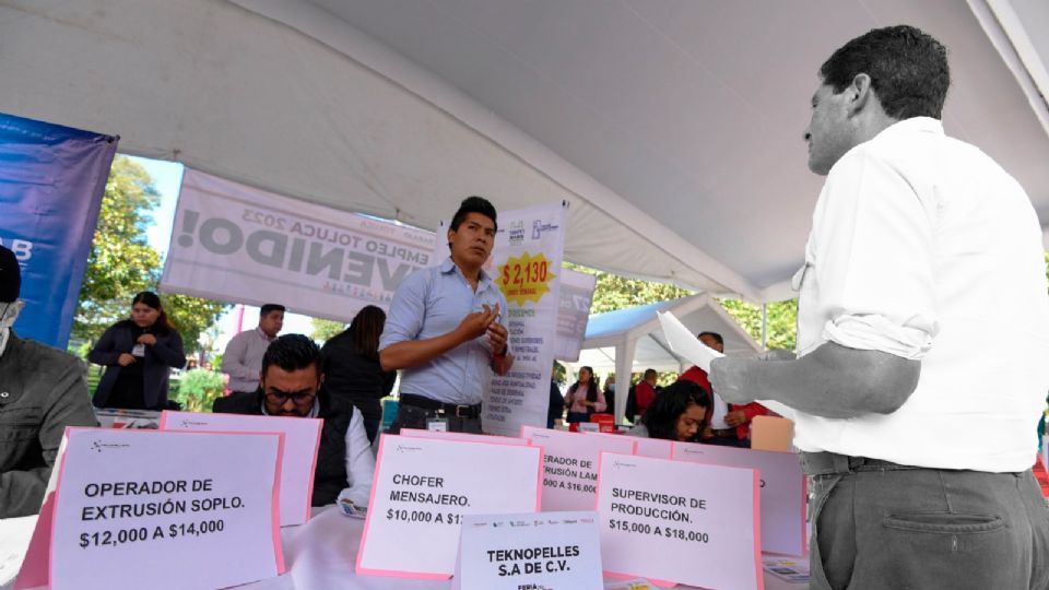 Niveles de empleo en México.