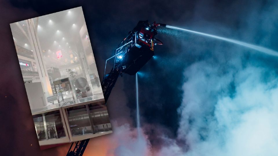 Desalojan la plaza Portal San Ángel en Álvaro Obregón.