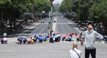 CNTE paraliza Reforma y presiona por diálogo con la presidenta Sheinbaum