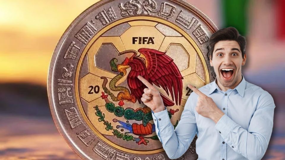 Las monedas representan símbolos tangibles de un evento que promete unir a tres naciones.