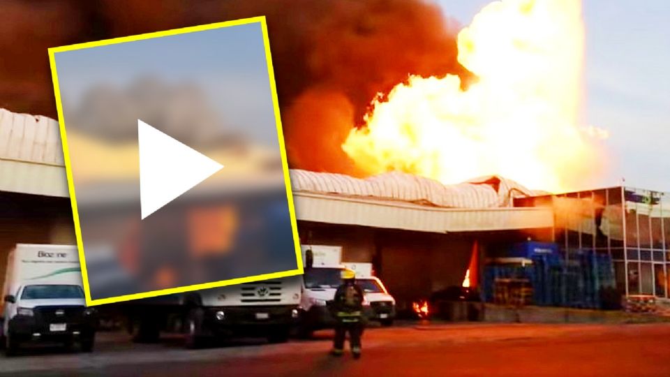 Incendio en bodega de Guadalajara.