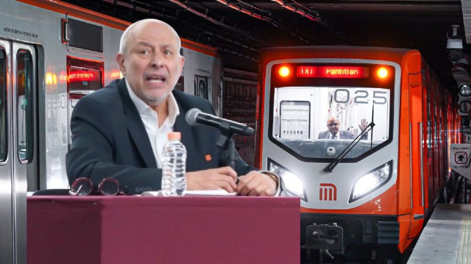 A Calderón también le tocó enfrentar la colisión de dos trenes del Metro Línea 3.