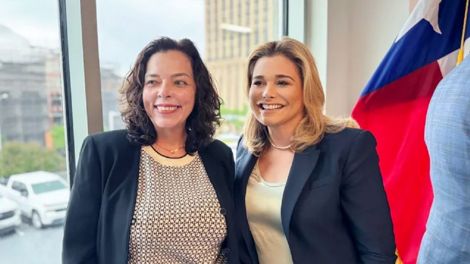 Gobernadora de Chihuahua, Maru Campos, de gira en Texas.